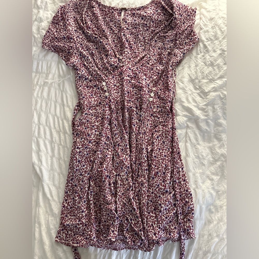 Free People Floral Flowy Spring Dress